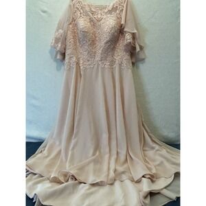 Mother‎ Of Bride/Groom Dress Plus Size 18 Rose Gold